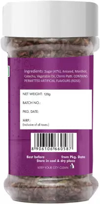 Delight nuts Rajasthani Saunf Rose Mint Mouth Freshener (120 g) (OPEN BOX) Delight nuts Rajasthani Saunf Rose Mint Mouth Freshener (120 g) (OPEN BOX)
